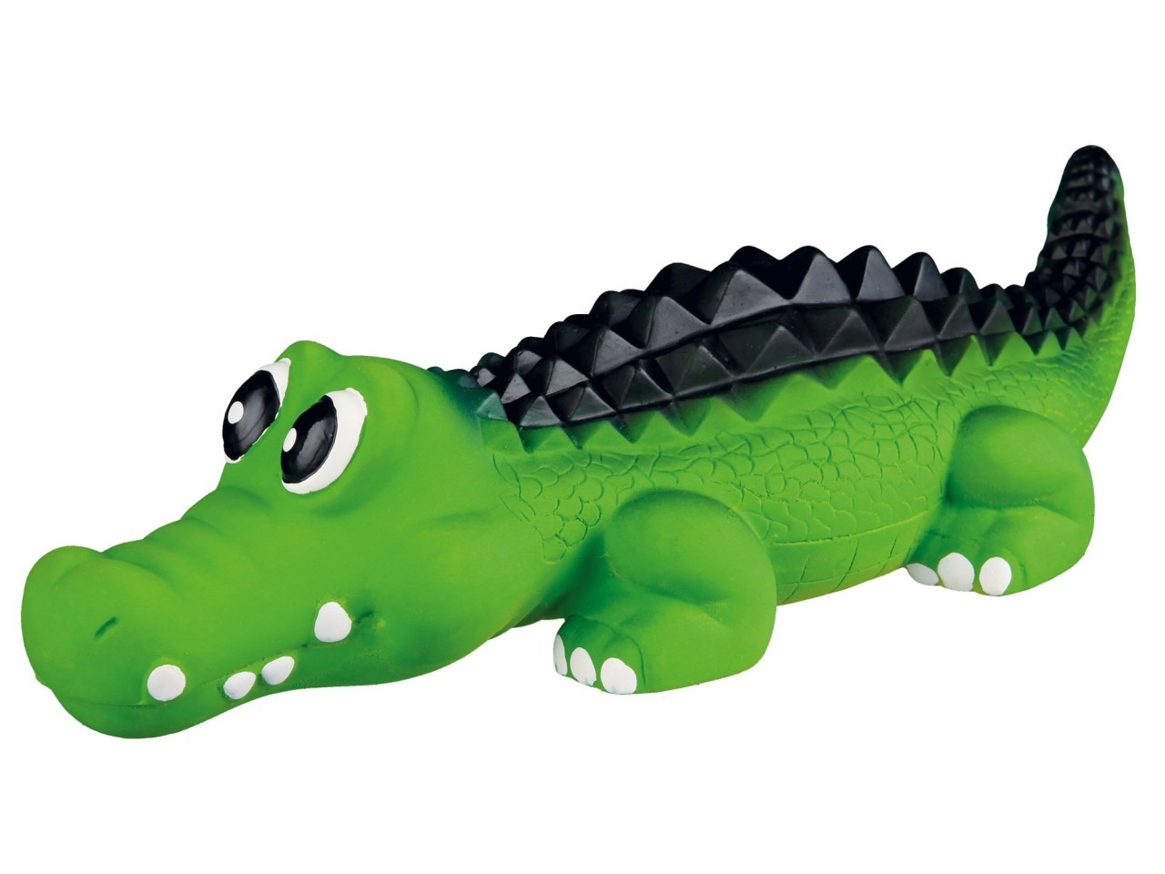 Trixie Jucarie Pentru Caini, Crocodil, Latex, Cu Sunet, 35 cm, Verde, 3529