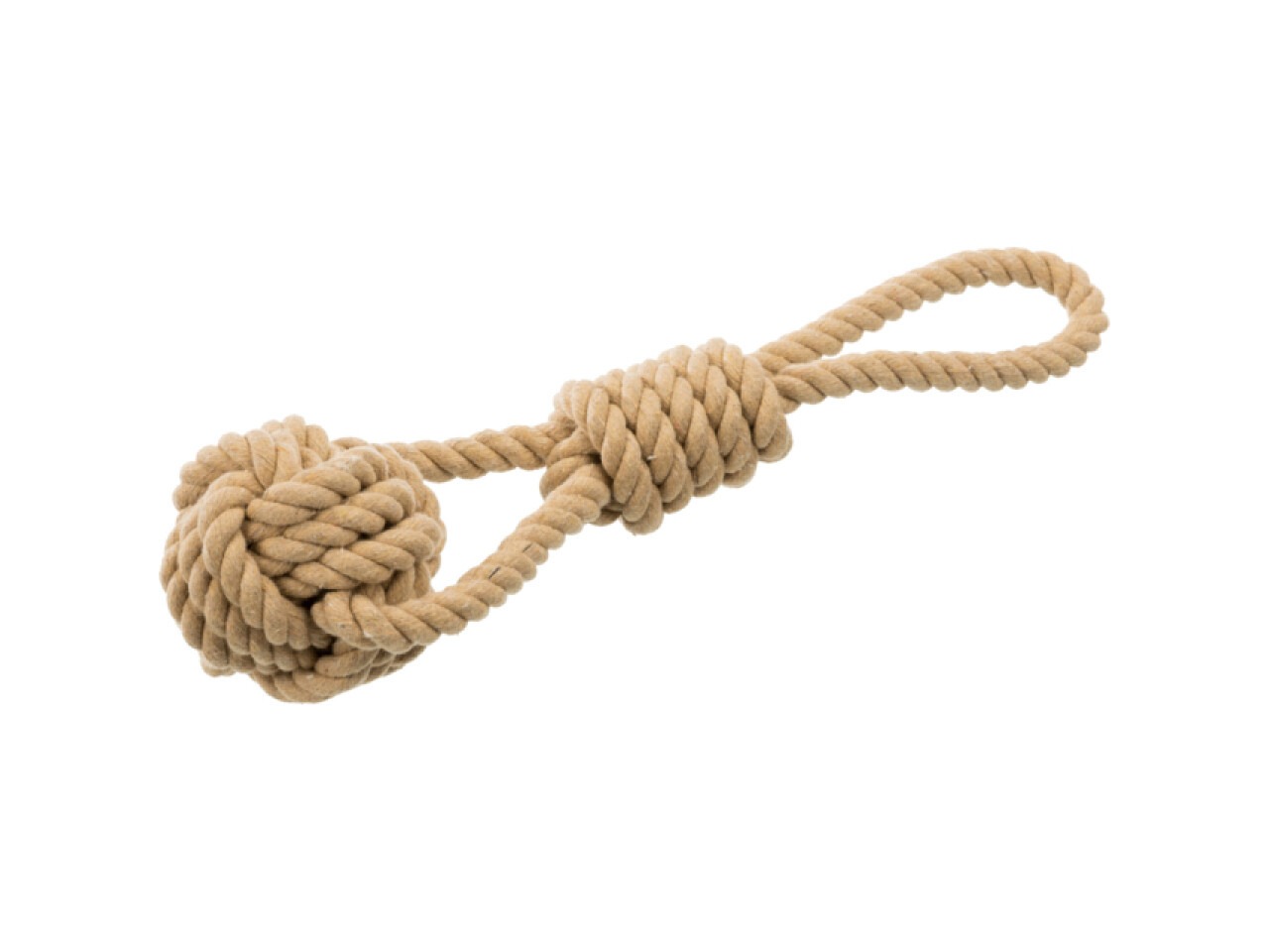 Trixie Jucarie Pentru Caini, Be Nordic, Minge Nod Pe Sfoara, 8/30 cm, 32633