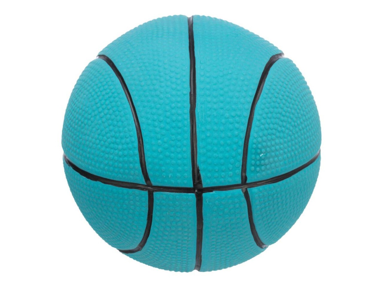 Trixie Jucarie Pentru Caini, Minge Basket, Latex, Cu Sunet, 13 cm, Albastru Petrol, 3501