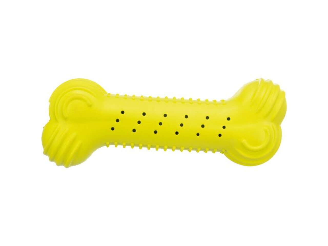 Trixie Jucarie Pentru Caini, Os Fosnitor, Cauciuc 18 cm, Lime, 34849