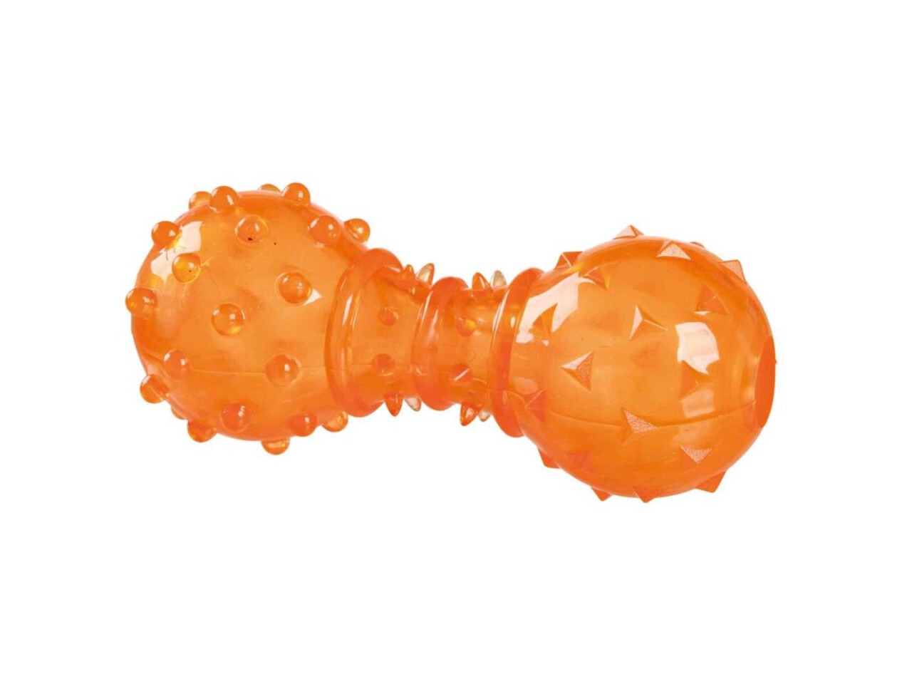 Trixie Jucarie Pentru Caini, Gantera Eliberare Recompense, 12 cm, Portocaliu, 34930