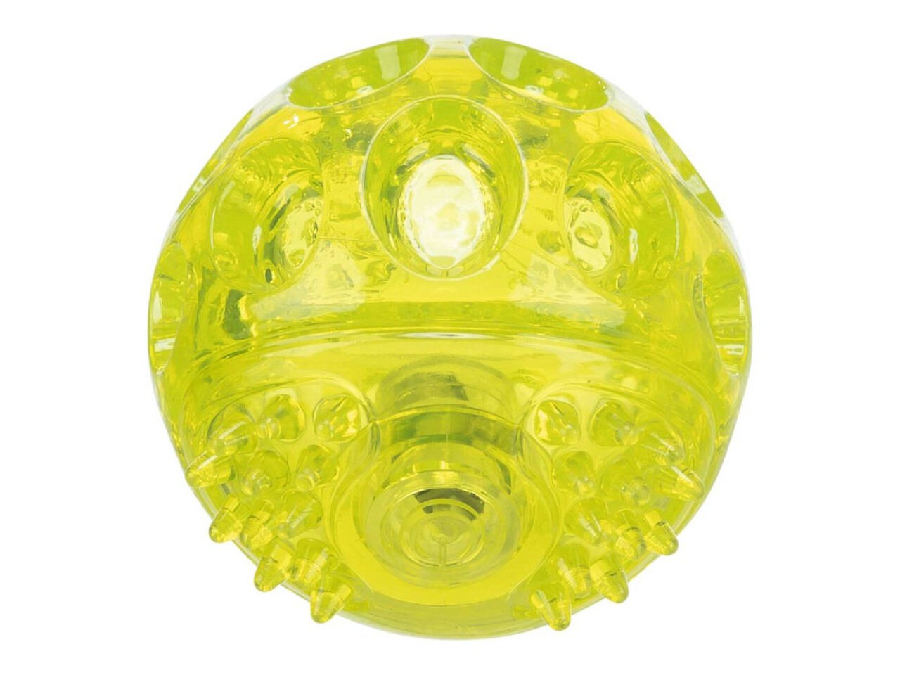 Trixie Jucarie Pentru Caini, Minge Luminoasa, 7.5 cm, Lime, 33643