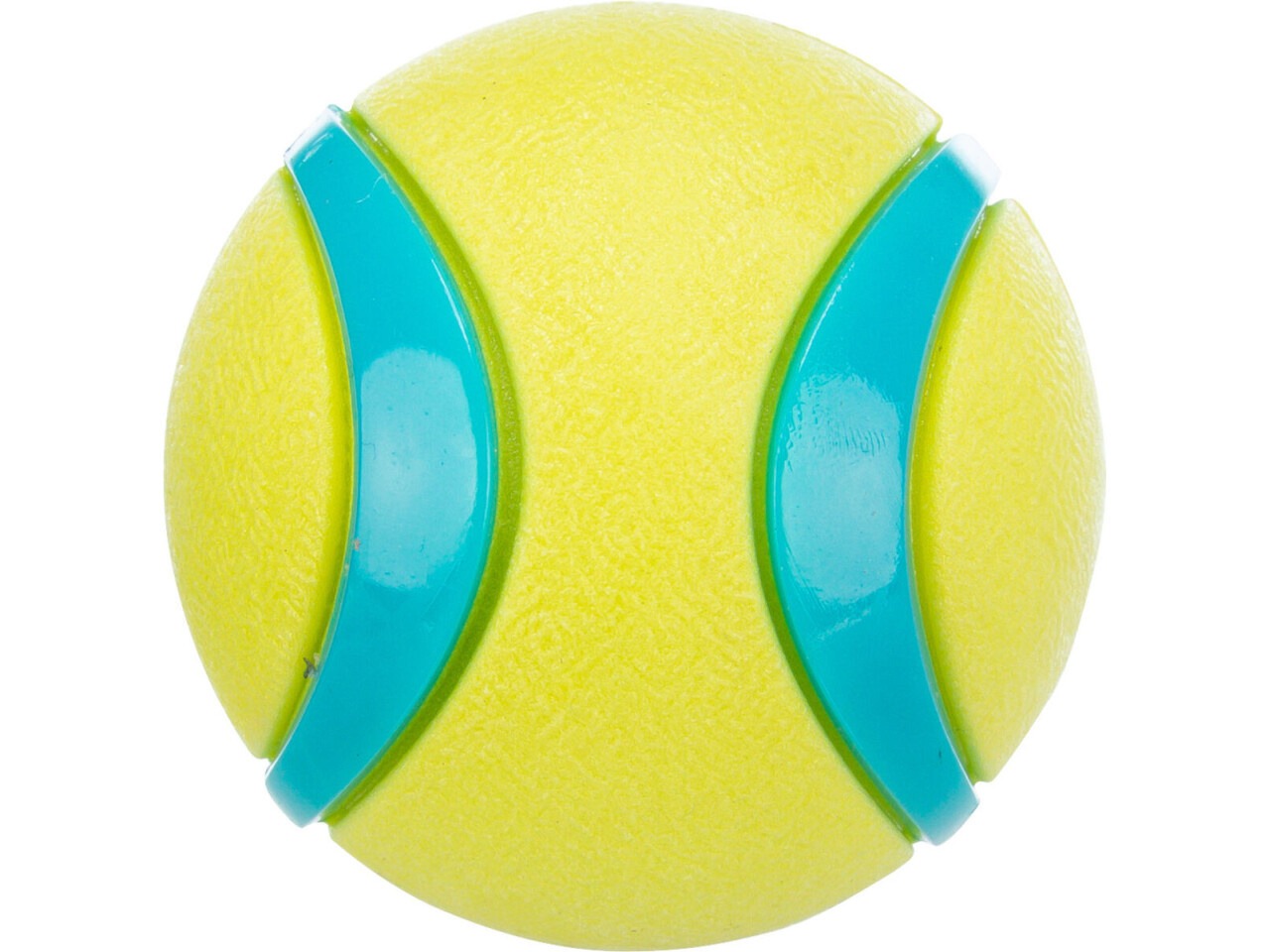 Trixie Jucarie Pentru Caini, Minge TPR, 6 cm, Lime/Albastru Petrol, 33410