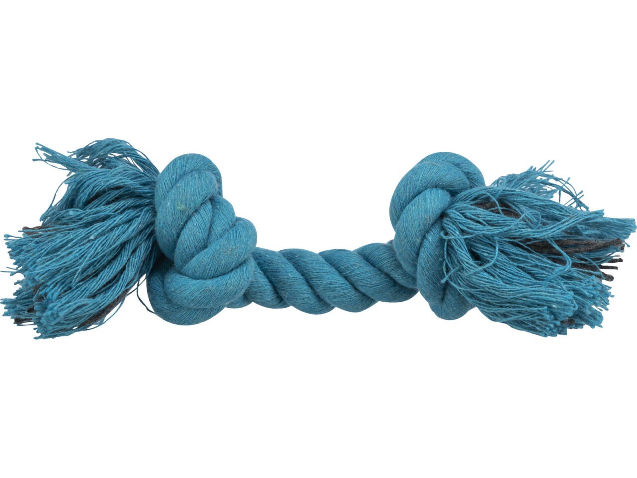 Trixie Jucarie Pentru Caini, Sfoara Cu 2 Noduri Mijlocii, 20 cm/50 g, Albastru, 3271