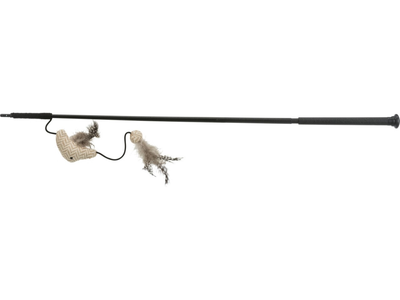 Trixie Jucarie Pentru Pisici, Undita XXL Cu Peste, 65 cm, 45484