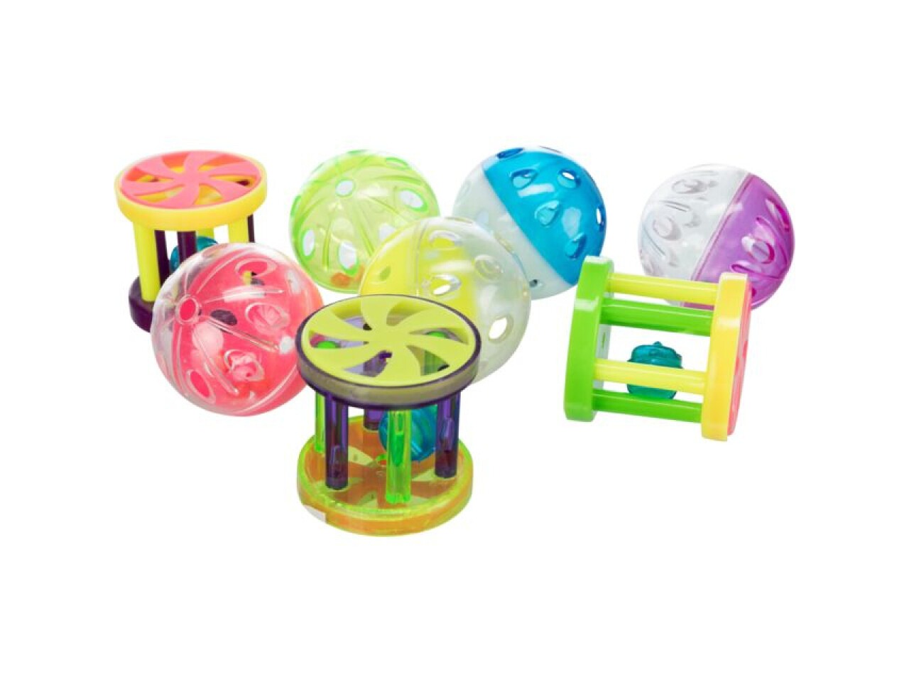 Trixie Jucarie Pentru Pisici, Minge Sau Rola, Plastic, Cu Sunet, 4.5 cm 4099