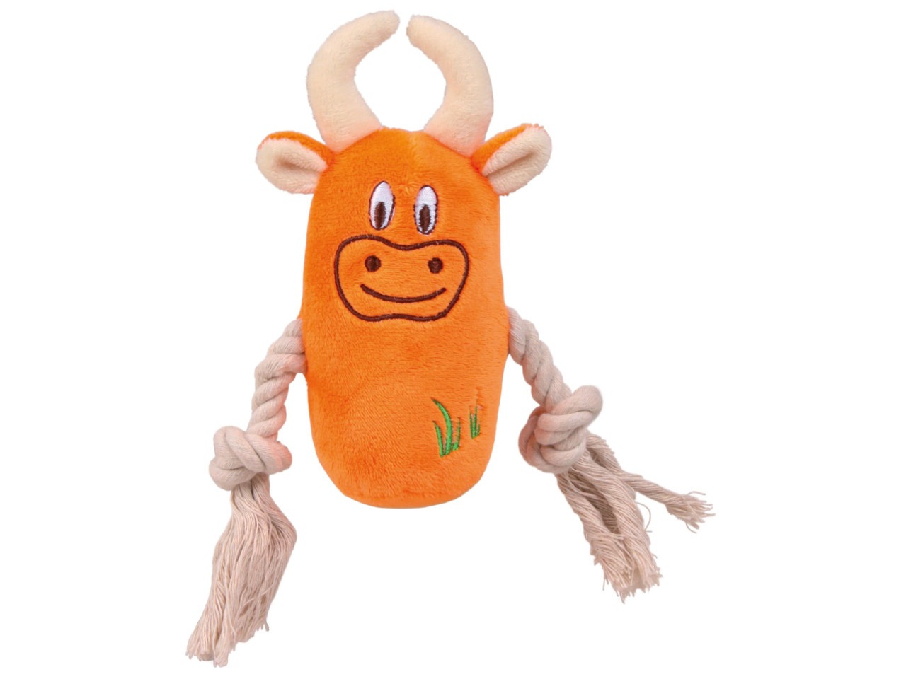 Trixie Jucarie Pentru Caini, Animal Plus Cu Sfoara, Cu Sunet, 13 cm 3618