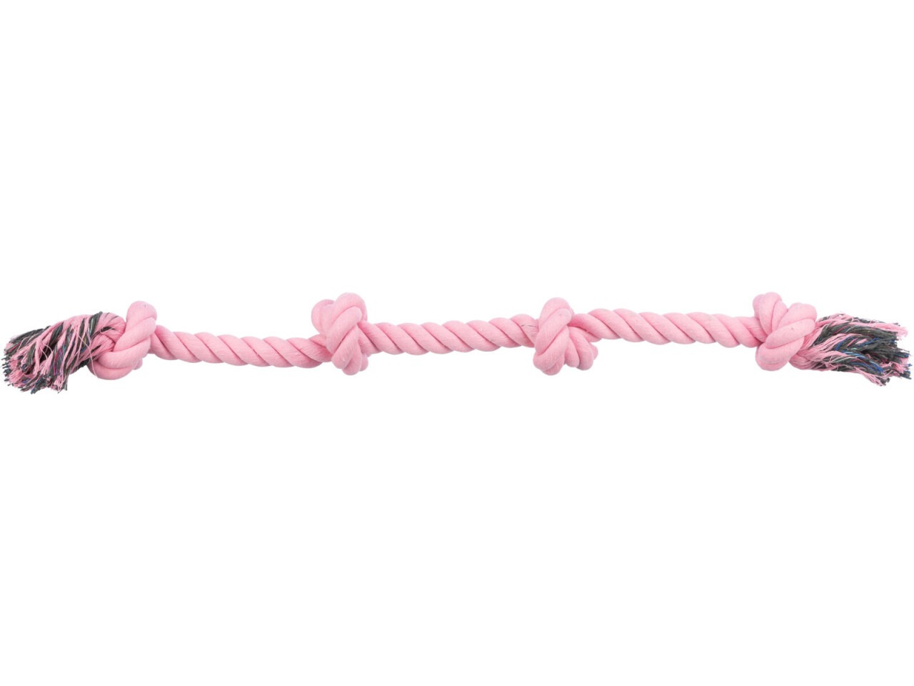 Trixie Jucarie Pentru Caini, Sfoara Cu 4 Noduri, 95 cm, Diverse Culori, 32832