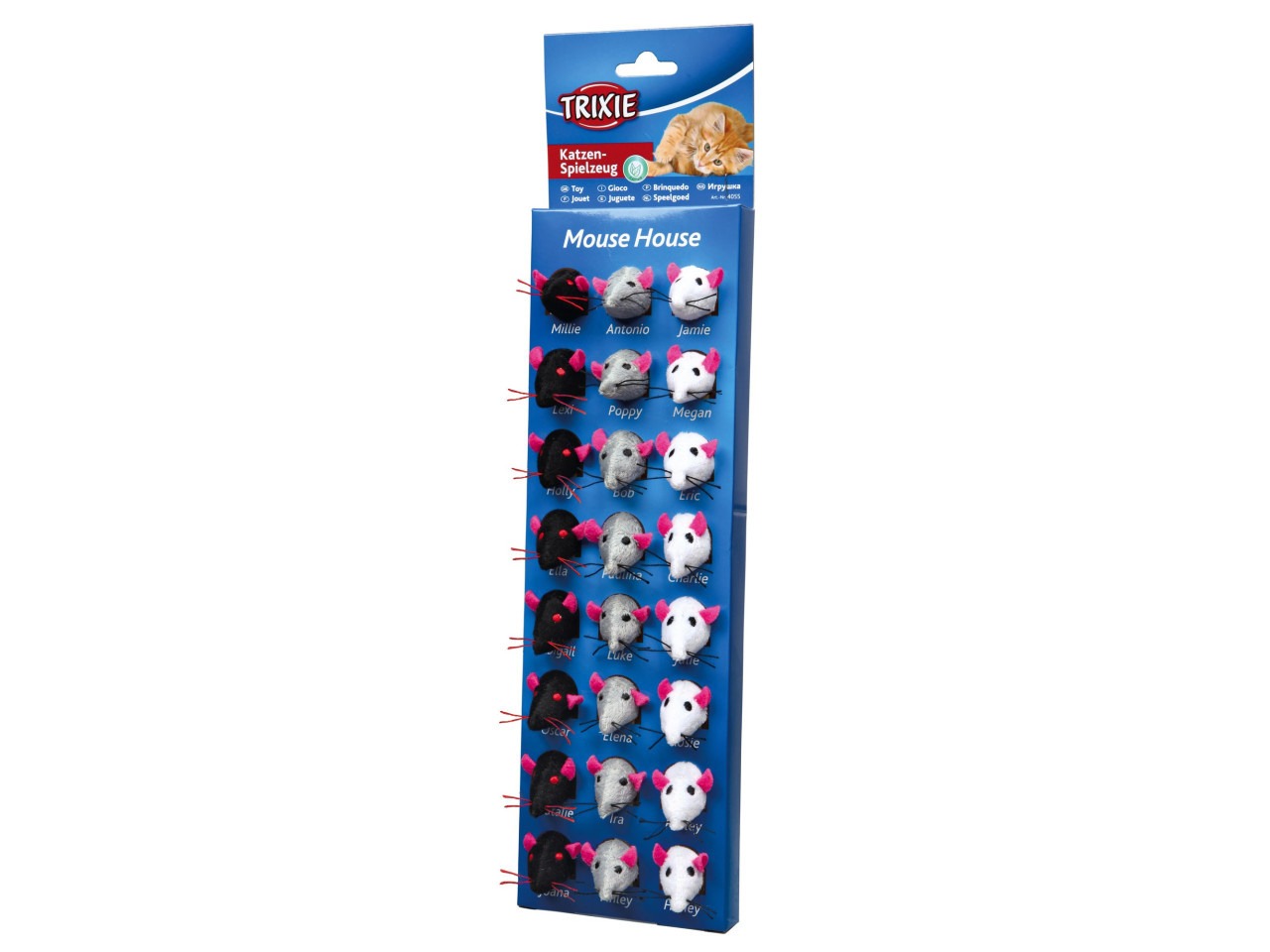 Trixie Jucarie Pentru Pisici, Soarece, Plus, 5 cm 4055