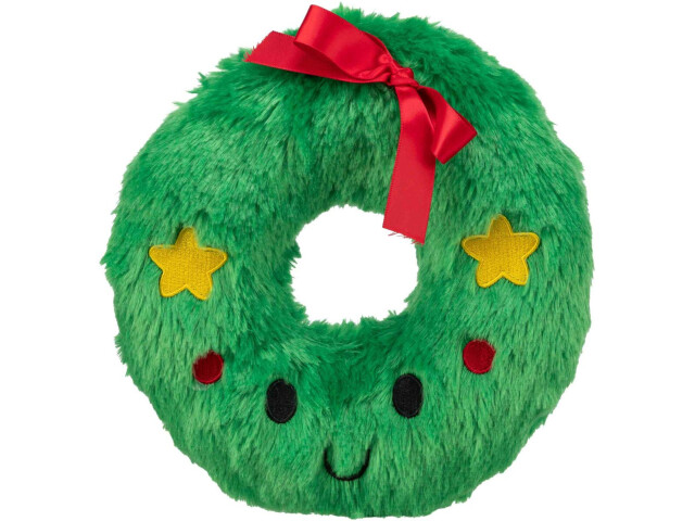 Jucarie Xmas Coronita de Craciun, Plush, 22 cm, Trixie, 92627