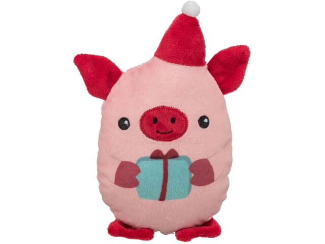 Jucarie Xmas Purcel de Craciun, Plush, 19 cm, Trixie, 92601