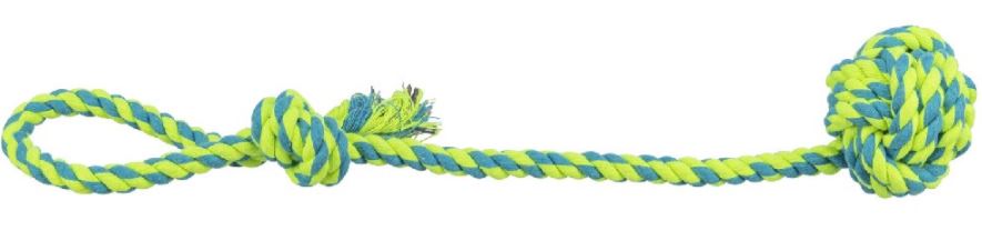 Jucarie Pentru Caini, Franghie Cu Minge Tesuta, 7/50 cm, 3269