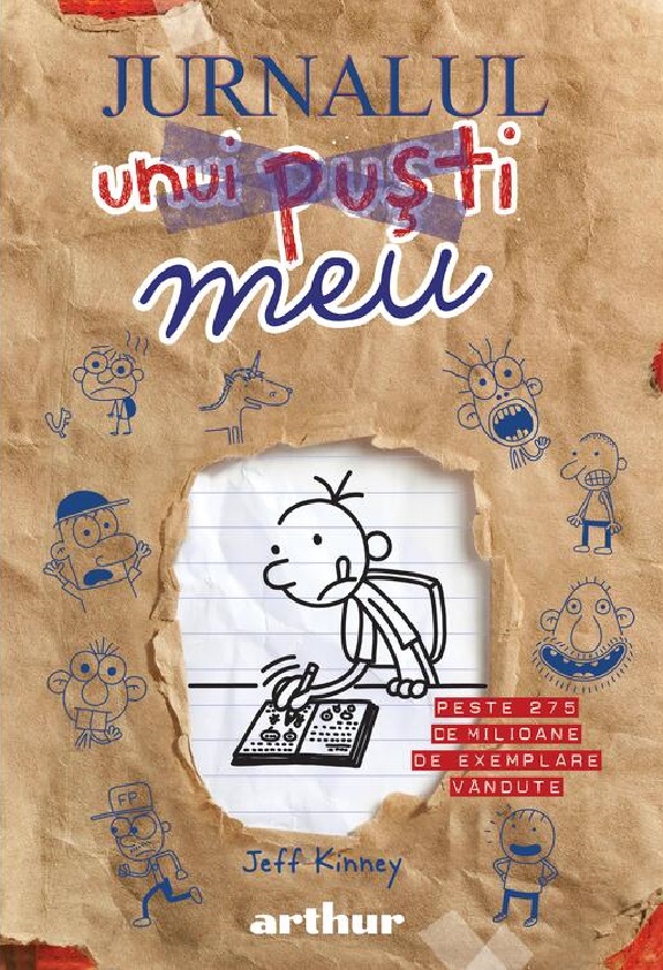 Jurnalul unui pusti. Jurnalul meu - Jeff Kinney