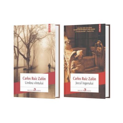 Pachet din 2 carti Umbra vintului, Jocul ingerului de Carlos Ruiz Zafon