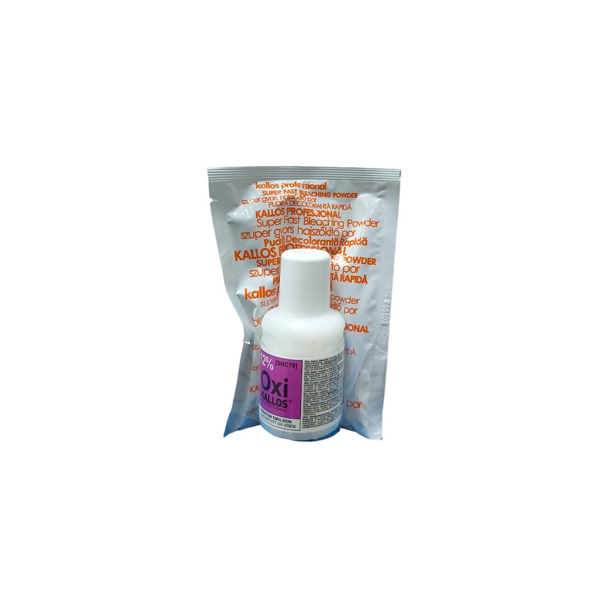 KALLOS DECOLORANT 35G+CREMA OXIDANTA 12% 60ML