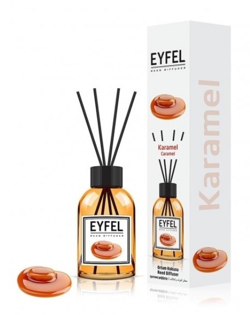 Odorizant camera Caramel, 110 ml, Eyfel - Reed Diffuser