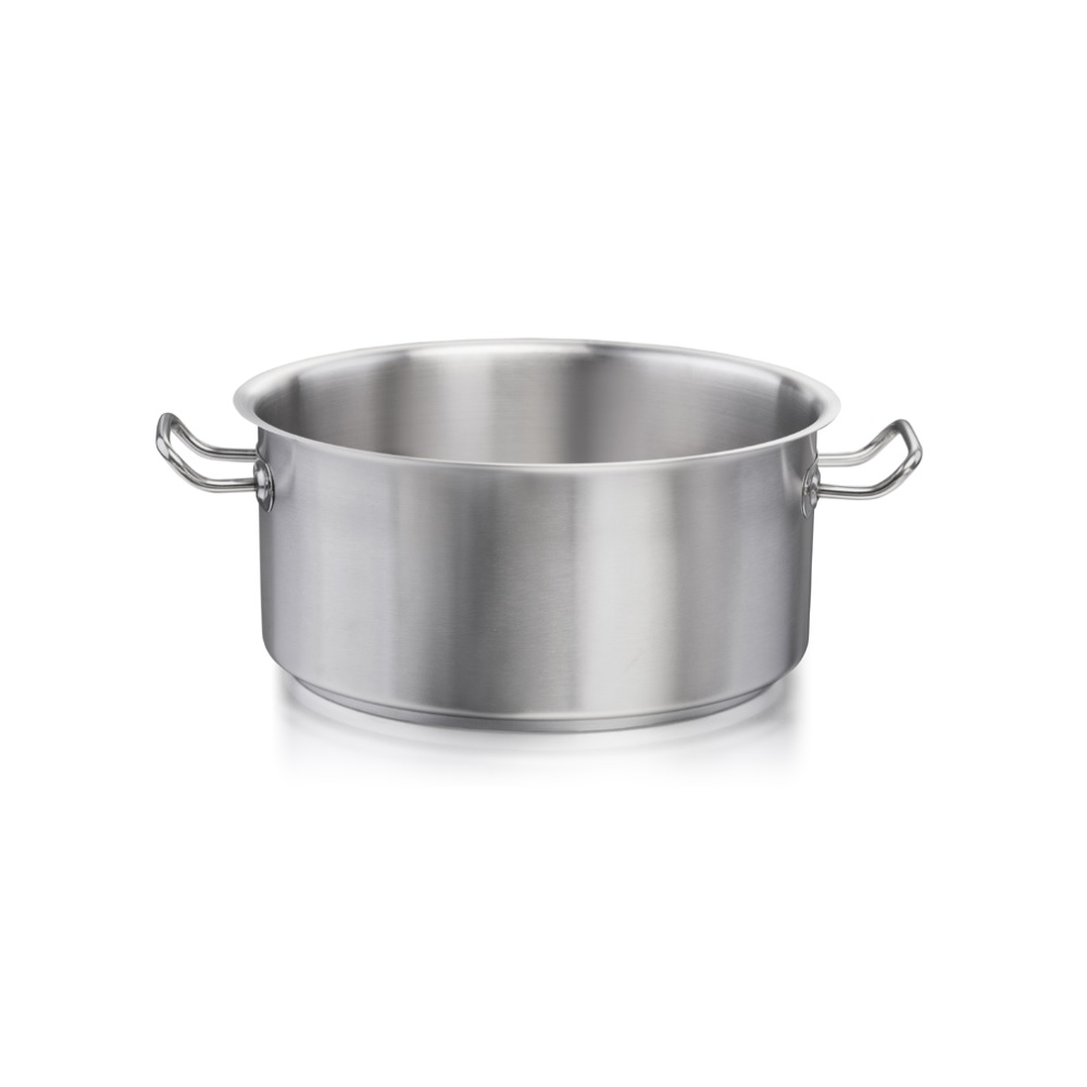 Cratita, capacitate 7.2 litri, cu 2 manere, din inox, diametru 280mm