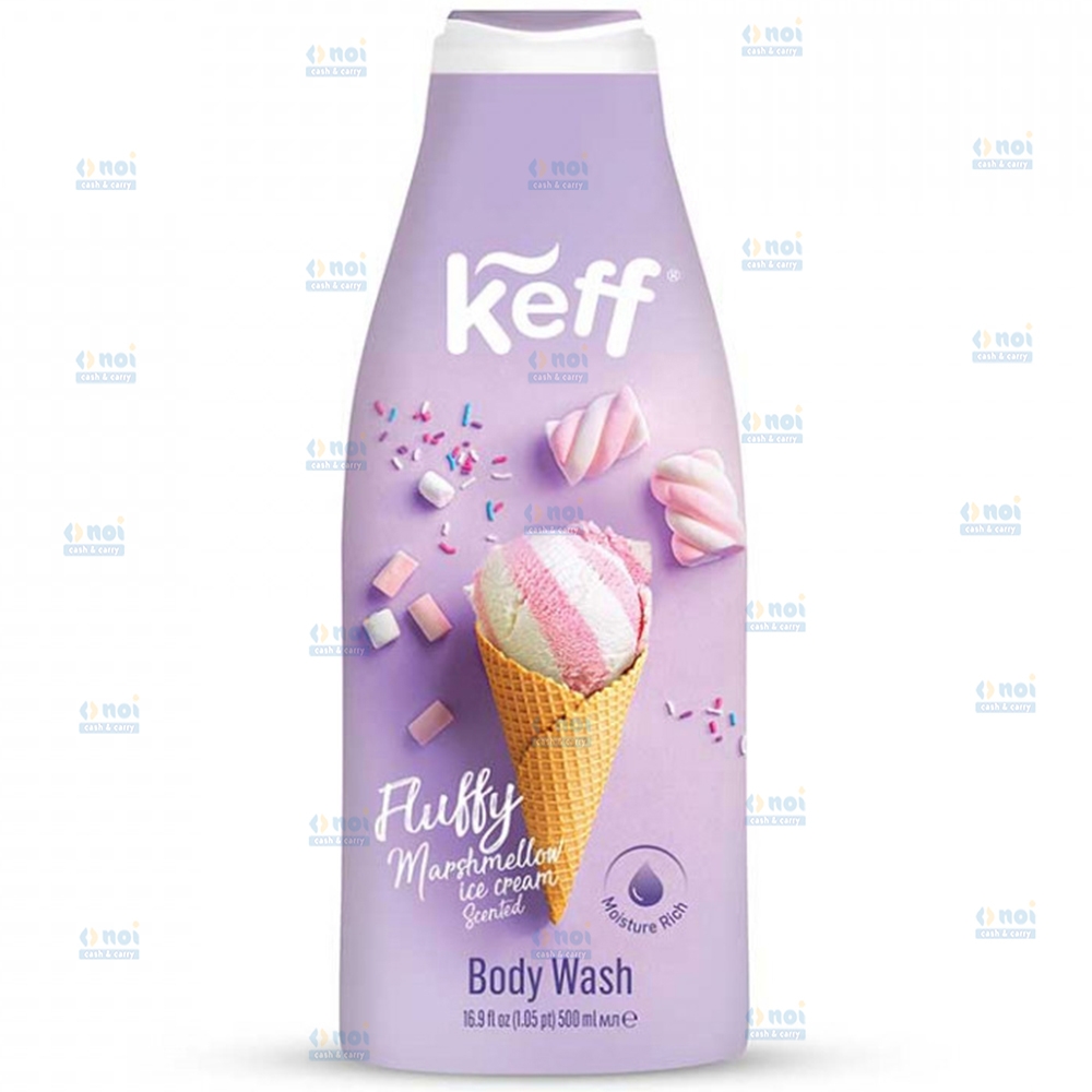 KEFF GEL DE DUS FLUFFY MARSHMALLOW 500ML