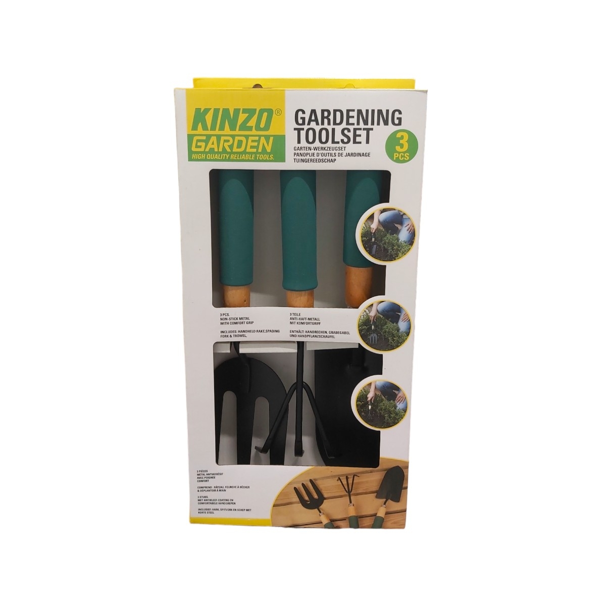 KINZO USTENSILE PENTRU GRADINARIT 3PCS 1205