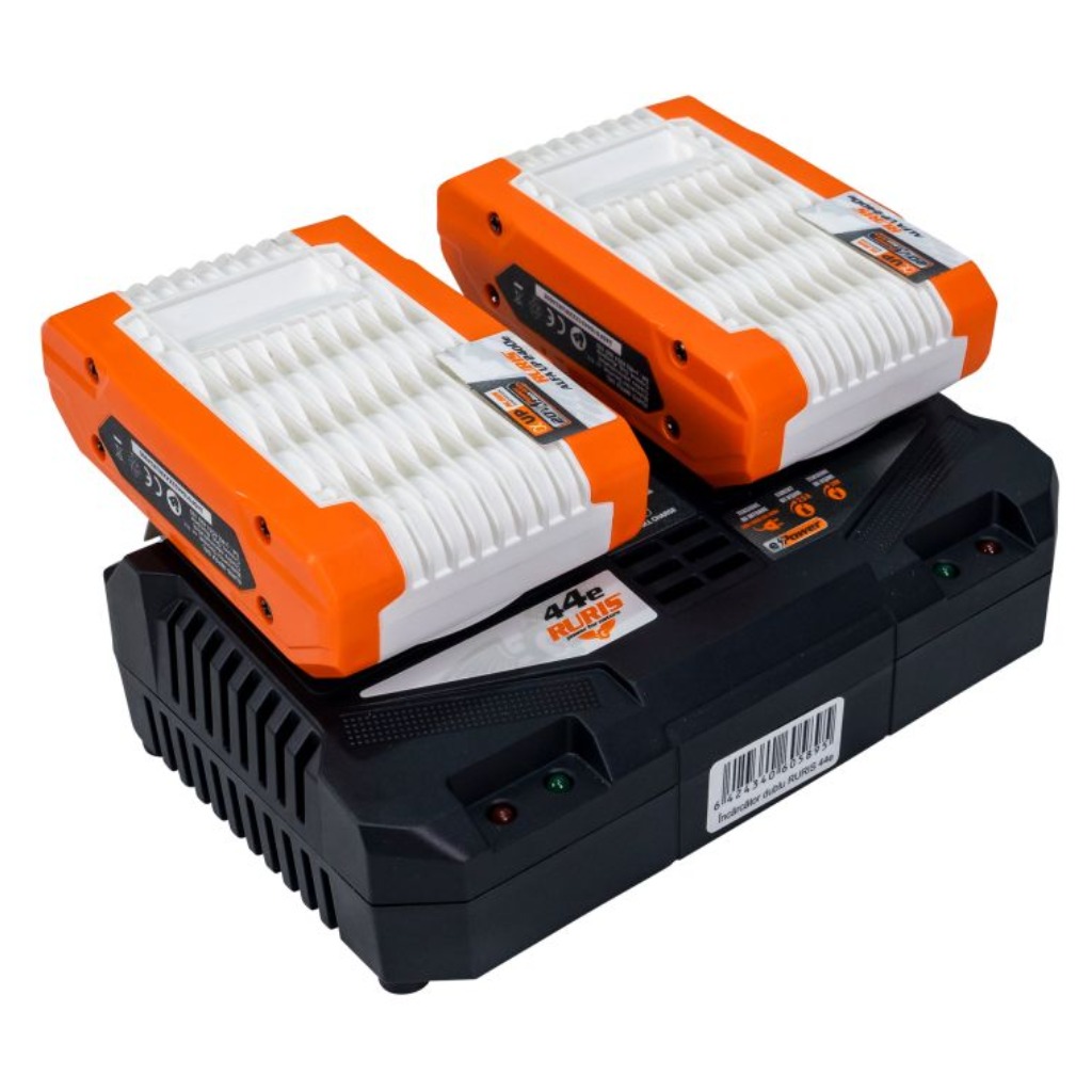 Kit 2Acumulatori+Incarcator Dublu Ruris Alfa Up 4444E