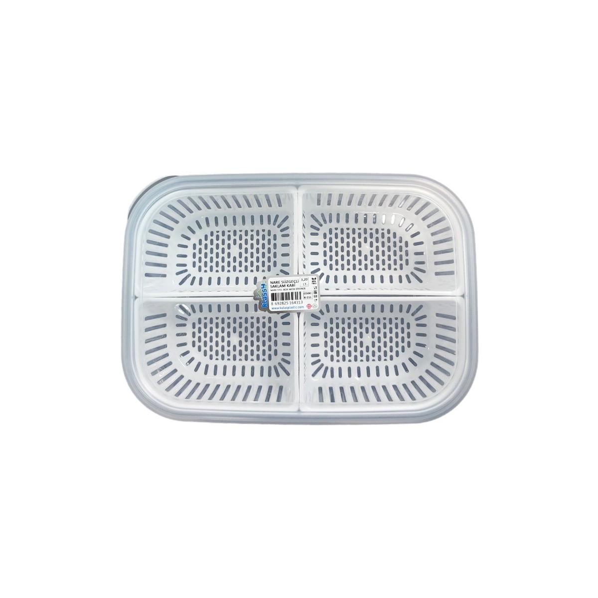KLASSY CASEROLA PLASTIC CU STRECURATOARE 3.2L K211