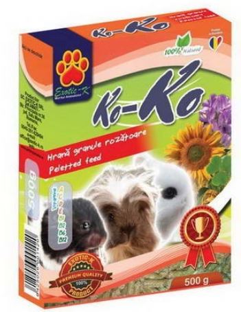 Ko-Ko Granule Pentru Rozatoare Si Iepuri, 500 g