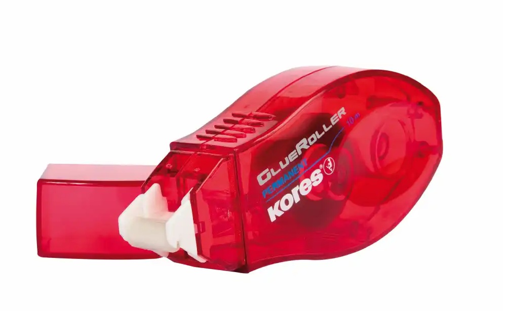 Roller adeziv Kores, 10 m x 8 mm