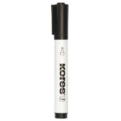 Marker pentru tabla Kores, varf rotund, linie scriere: 3-5mm (KS000203)