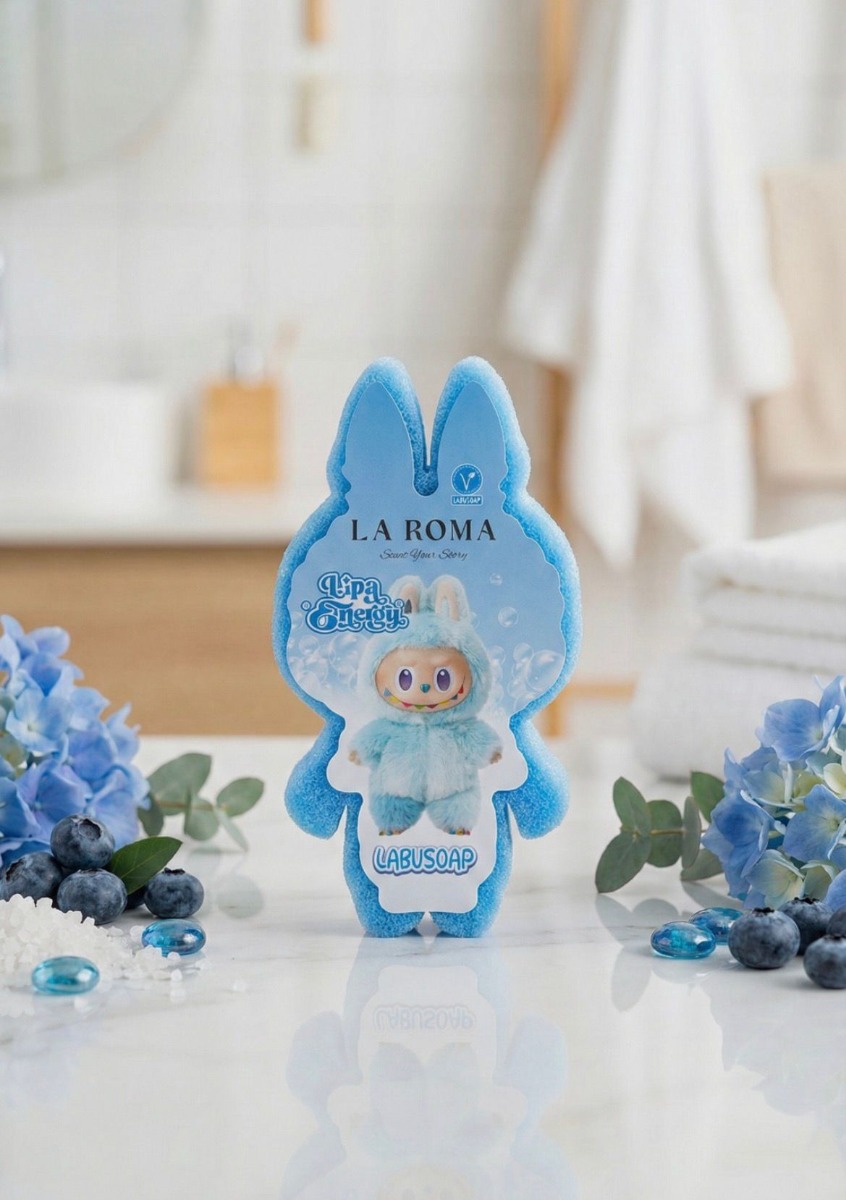 Burete cu sapun vegan, 110g, Labubu, Madagascar, La Roma