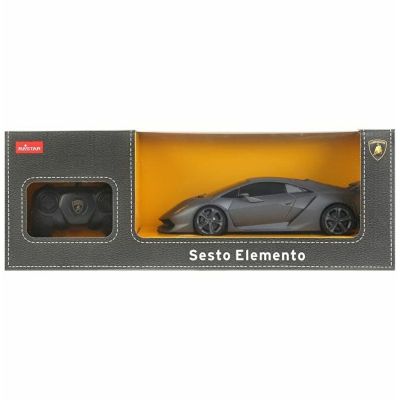 Masina cu telecomanda Lamborghini Sesto Elemento gri cu sacara 1 la 18, Rastar