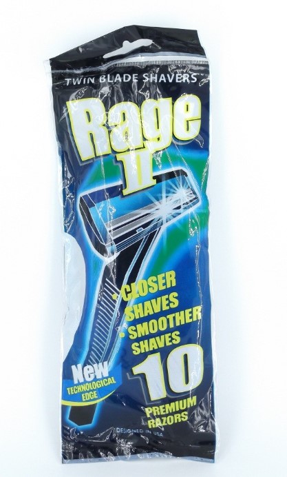 RAGE APARAT RAS 2LAME 10BUC/SET