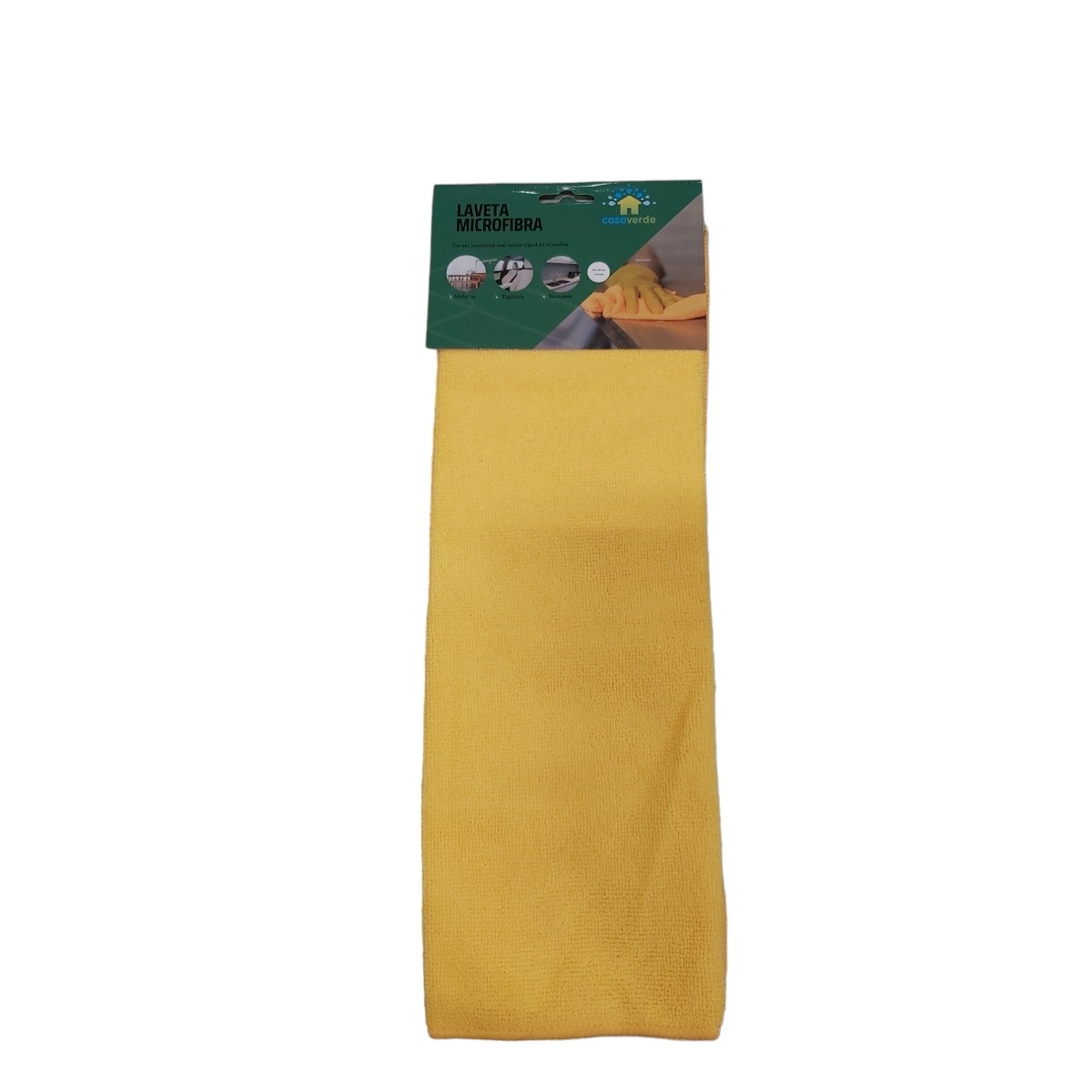 LAVETA MICROFIBRA GALBEN 40X40CM