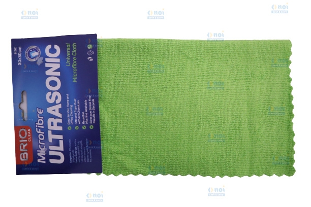 LAVETA MICROFIBRA ULTRASONIC VERDE 30X30CM 103537