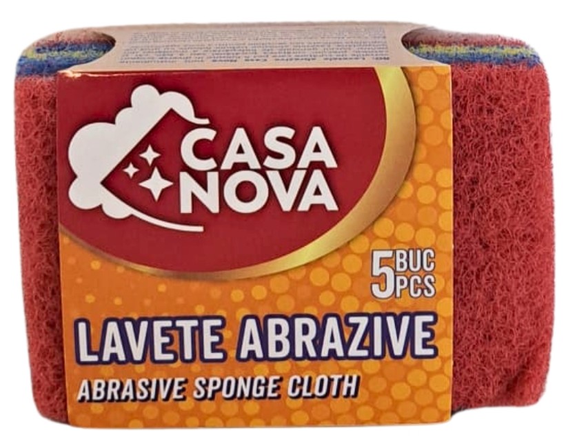 Lavete abrazive, 5 buc, Casa Nova