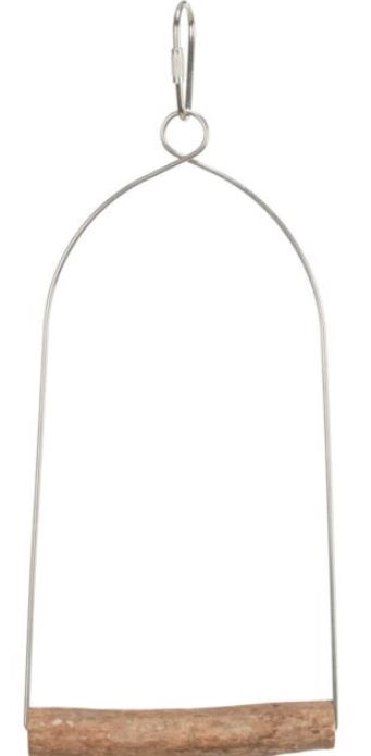 Leagan Arc Pentru Pasari, Lemn/Metal,10x22 cm, 5826