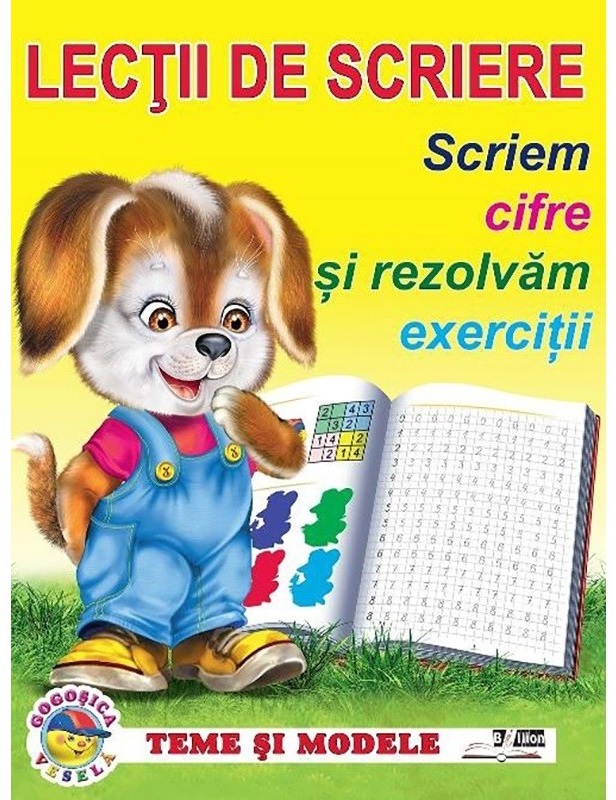 Lectii de scriere. Scriem cifre si rezolvam exercitii