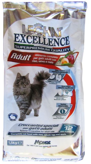 Hrana Uscata Pentru Pisici, Lechat Excellence Adult, 1.5 kg