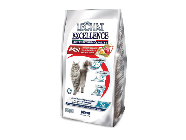 Hrana Uscata Pentru Pisici, Lechat Excellence Adult, Cu Pui, 400 g