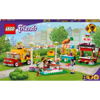 LEGO Friends. Piata stradala de alimente 41701, 592 piese