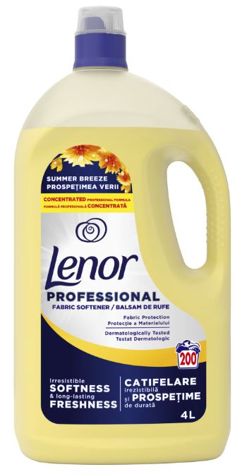 Balsam de rufe, Professional Summer Breeze, 4 L,  200 de spalari, Lenor