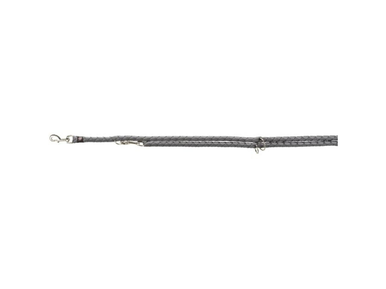 Trixie Lesa Cavo Coarda, Reglabila, L-XL: 2 m / 18 mm, Grafit, 143616
