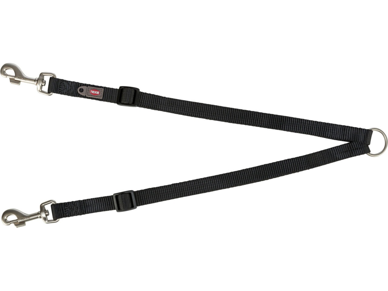 Trixie Lesa Dubla Chinga XS-M 40-70 cm/15 mm Negru 201101
