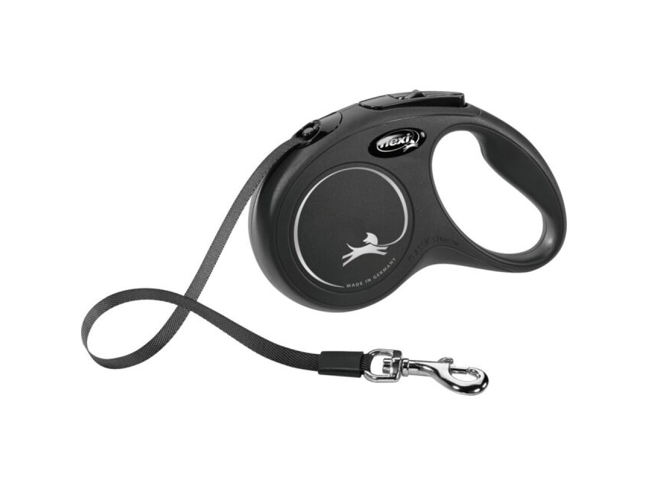 Flexi Lesa Classic, Snur, S: 8 m/12 kg, Negru, 11801