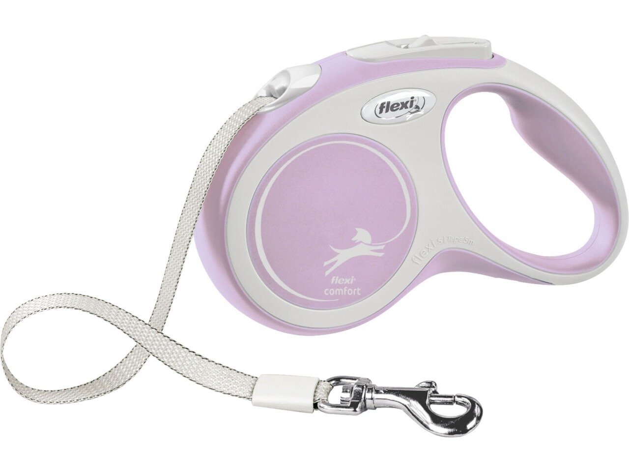 Flexi Lesa Comfort, Banda, XS: 3 m/12 kg, Roz, 213306