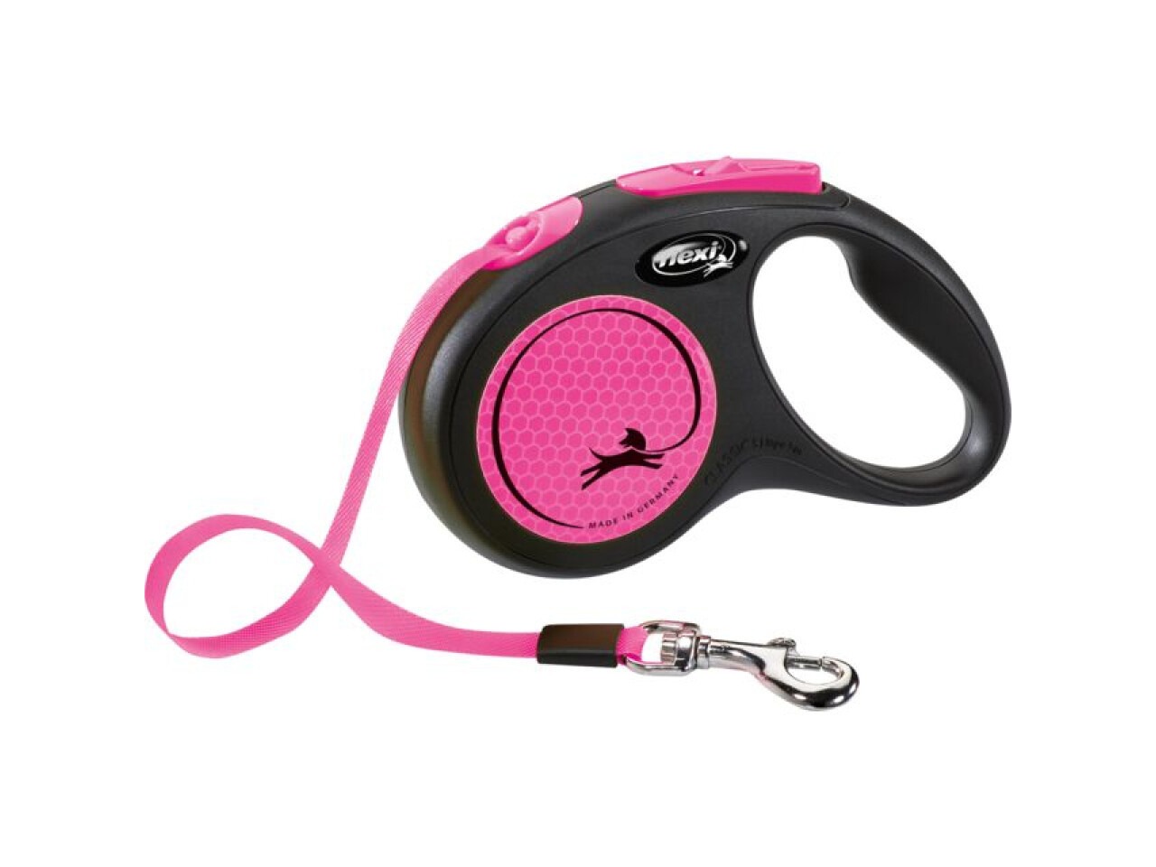 Flexi Lesa Neon, Banda, S: 5 m/15 kg, Roz Neon, 209316
