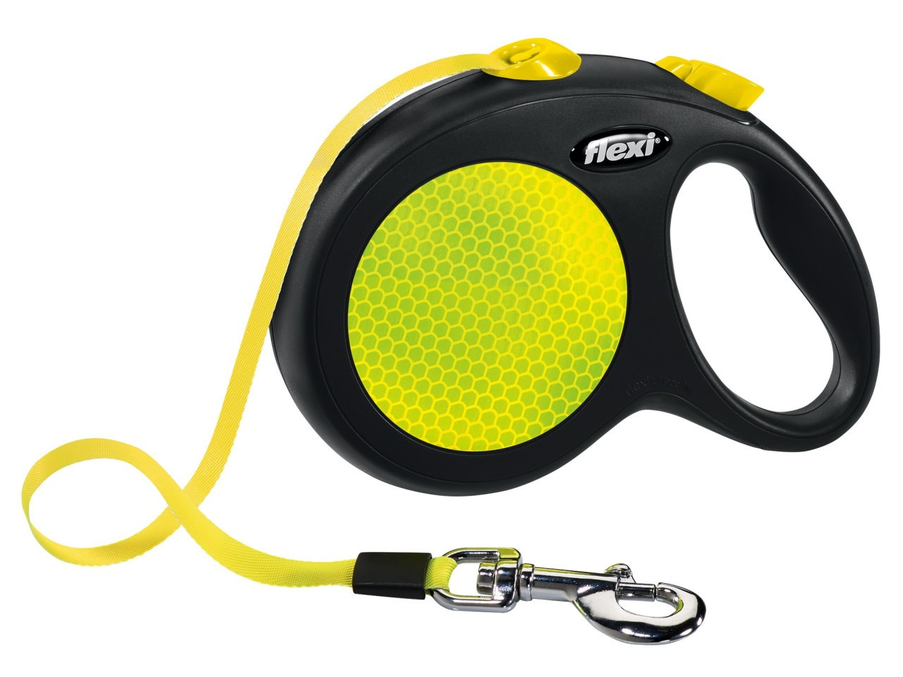 Flexi Lesa Neon, Banda, S: 5 m/15 kg, Galben Neon, 209311