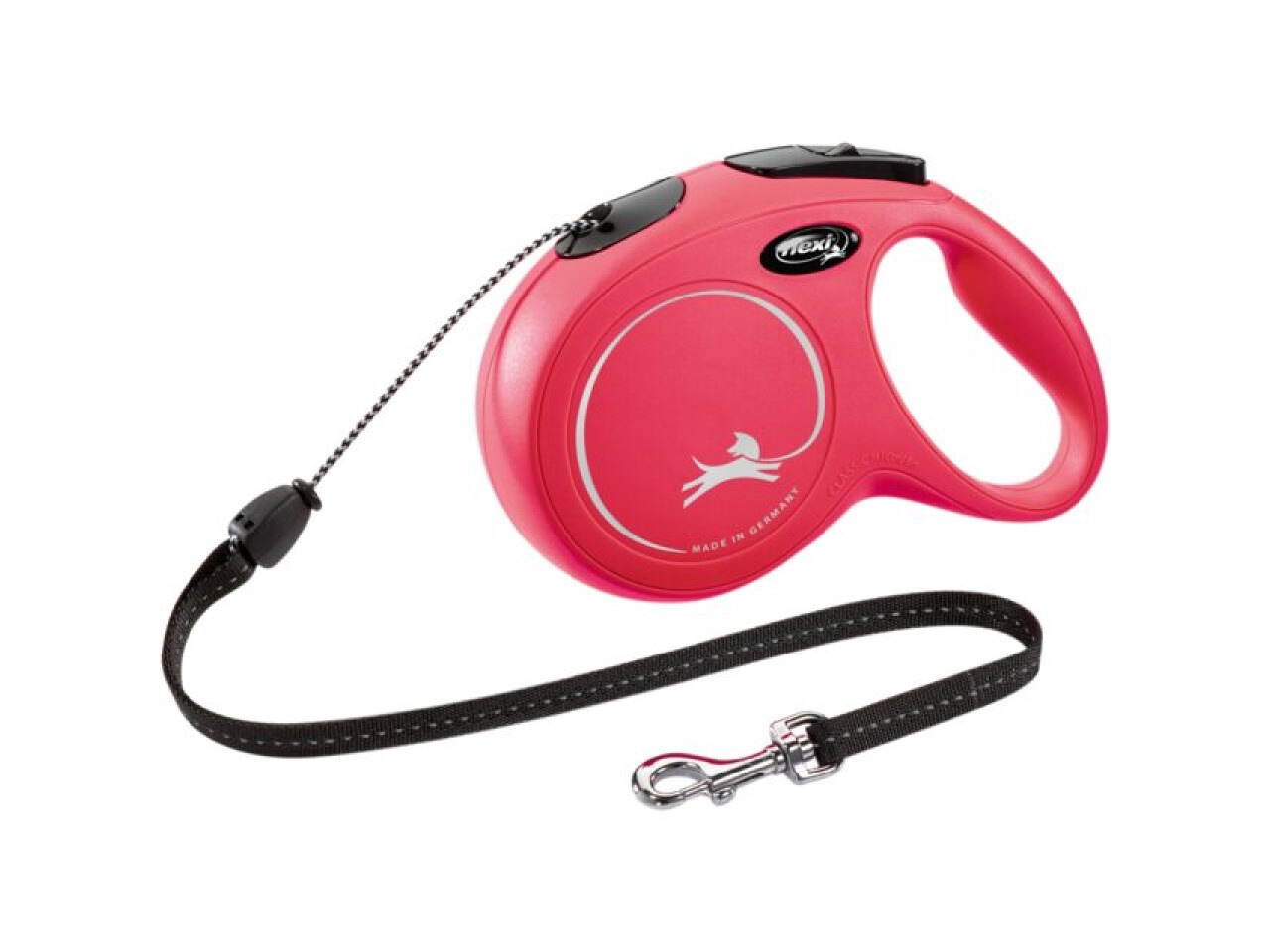 Flexi Lesa Classic, Snur, M: 8 m/20 kg, Rosu, 11813