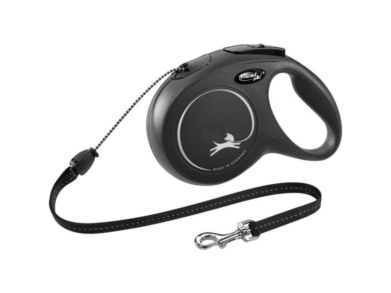 Flexi Lesa Classic, Snur, M: 5 m/20 kg, Negru, 11791