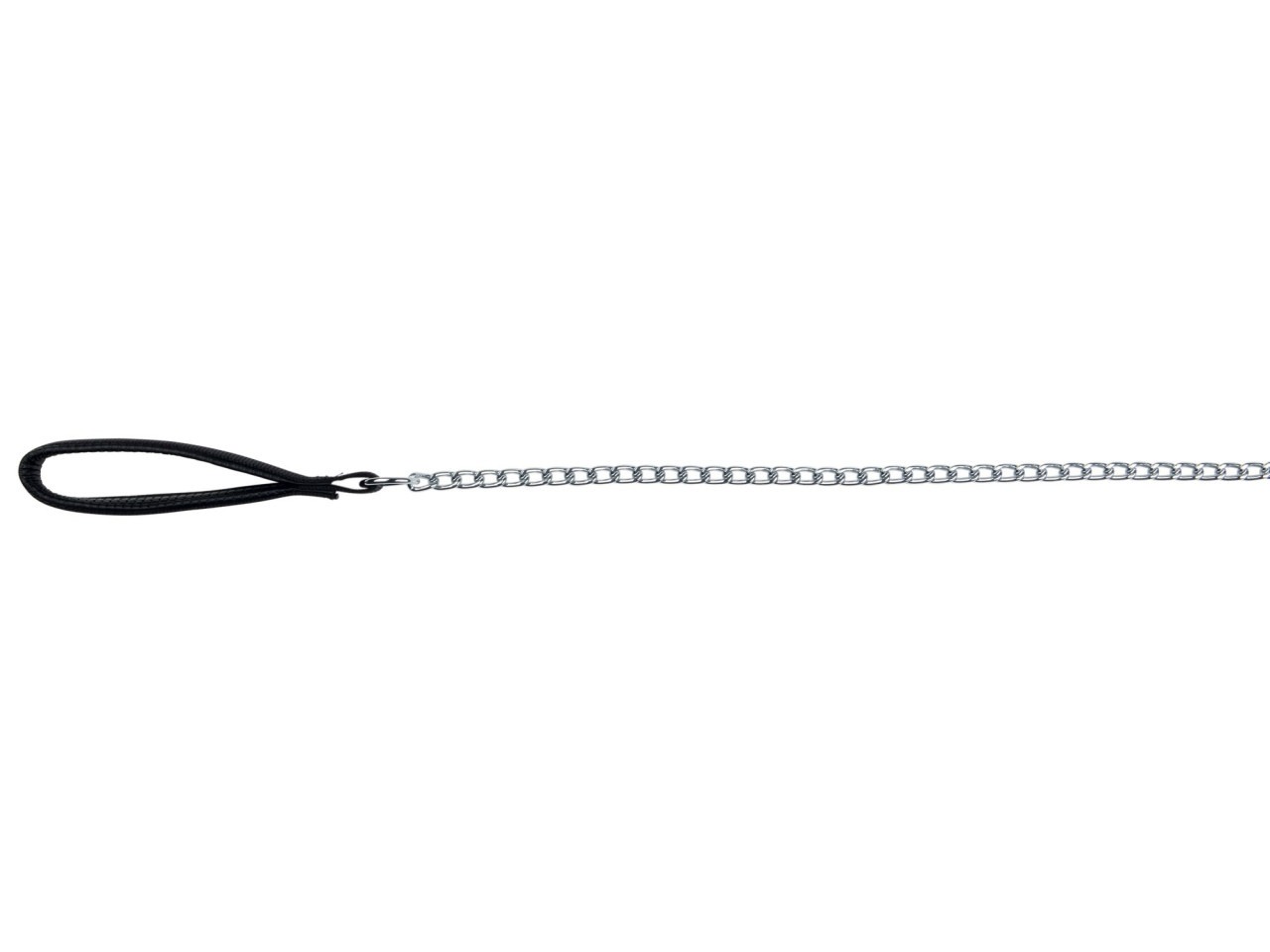 Trixie Lesa Lant Cu Maner Din Neopren, M-L: 1.00 m/3.0 mm, Negru, 14021