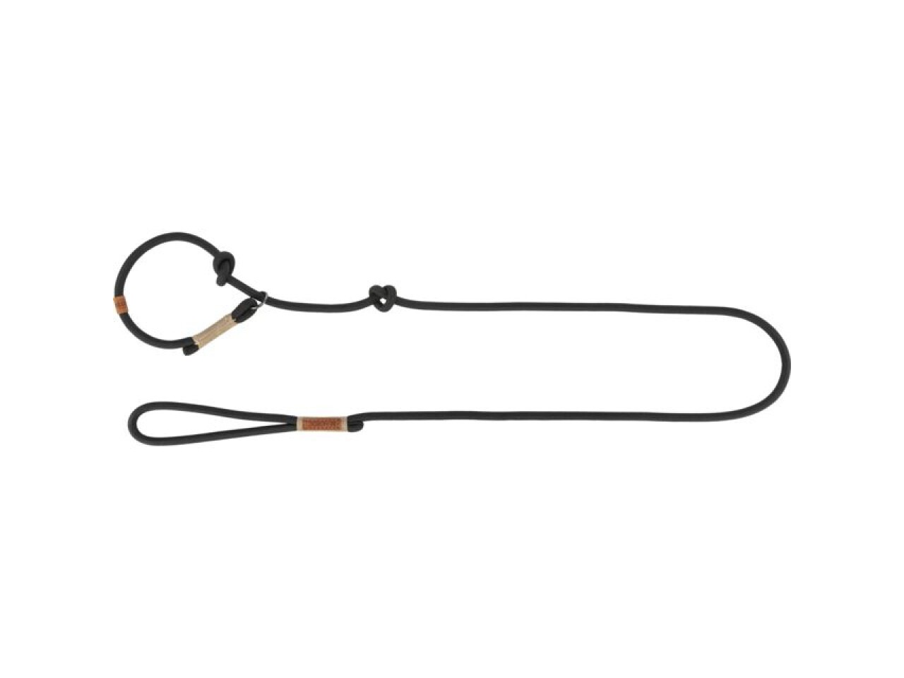 Trixie Lesa si Zgarda Strangulanta Be Nordic, L-XL: 1.7 m / 13 mm, Negru / Nisipiu, 17255